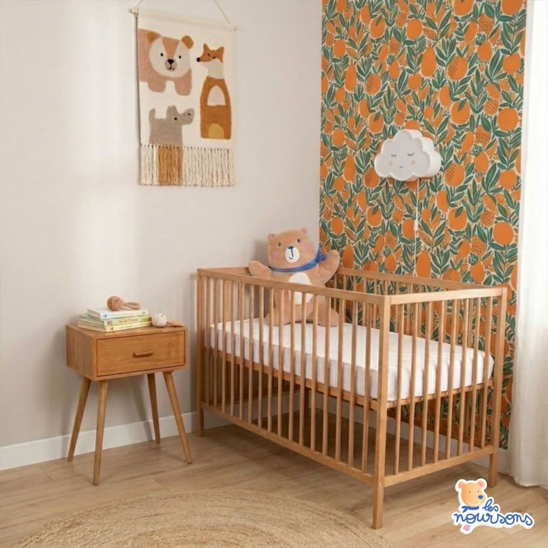 Matelas Bébé - Réversible Blanc (Les Noursons) - Image 2