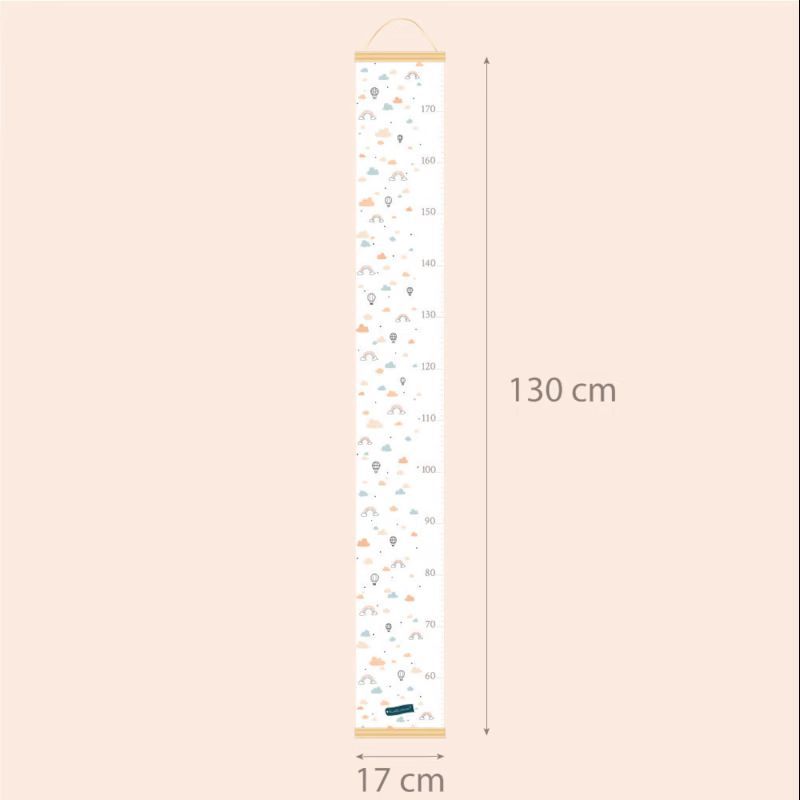 Toise déco nuages et arcs-en-ciel (Le Petit Pousse) - Image 1