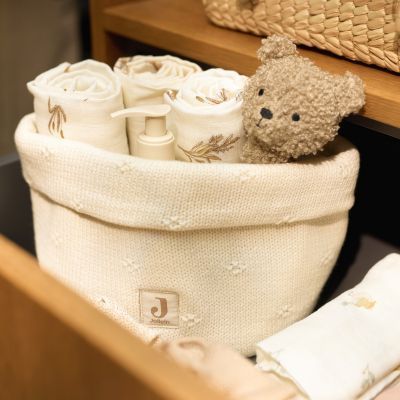 Panier de rangement Cosy Knit Ivory (14 x 18 cm) (Jollein) - Image 2