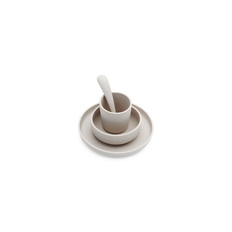 Coffret de table bébé silicone nougat (4 (Jollein) - Image 1