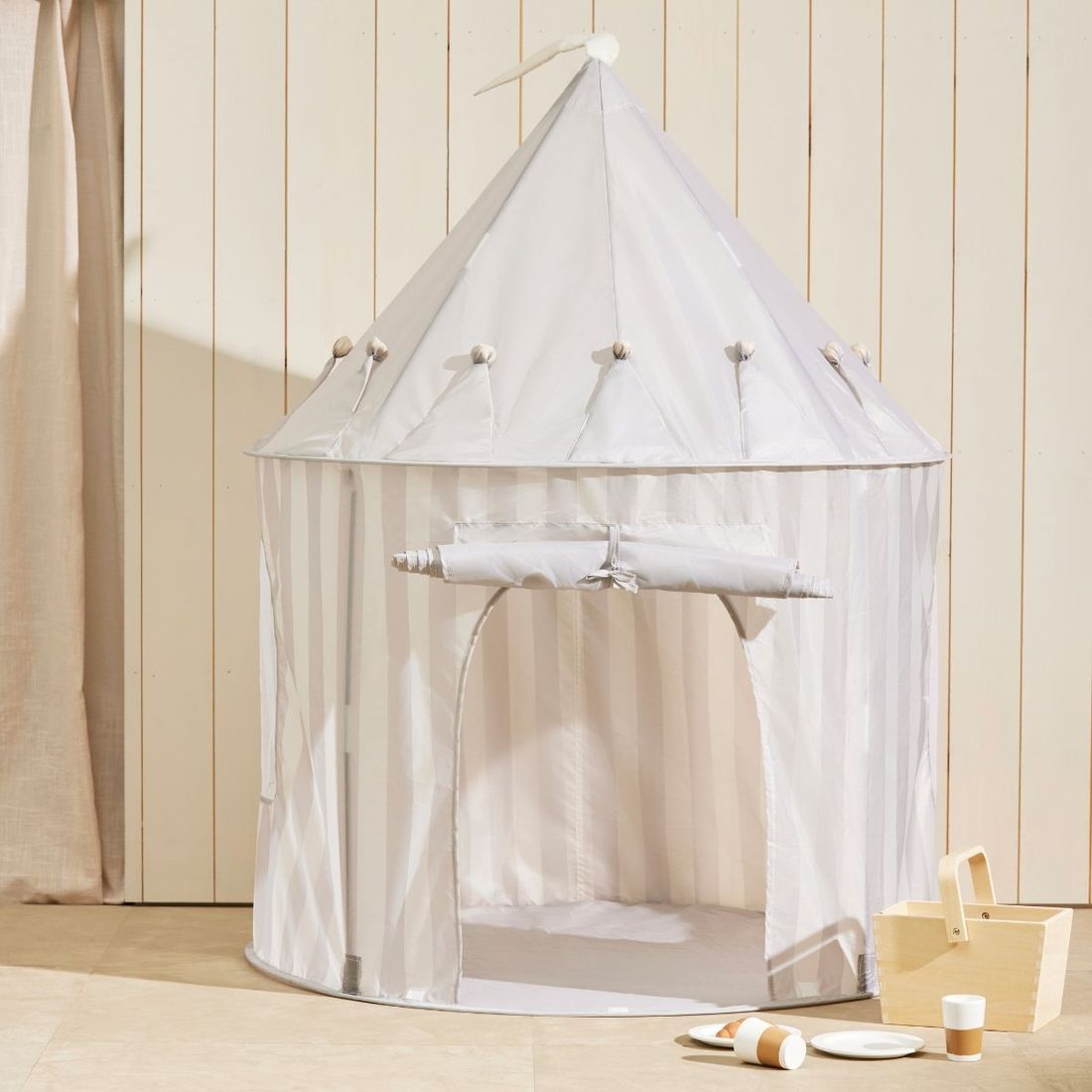 Tente de jeu Star Grise rayée (Kid's Concept) - Image 4