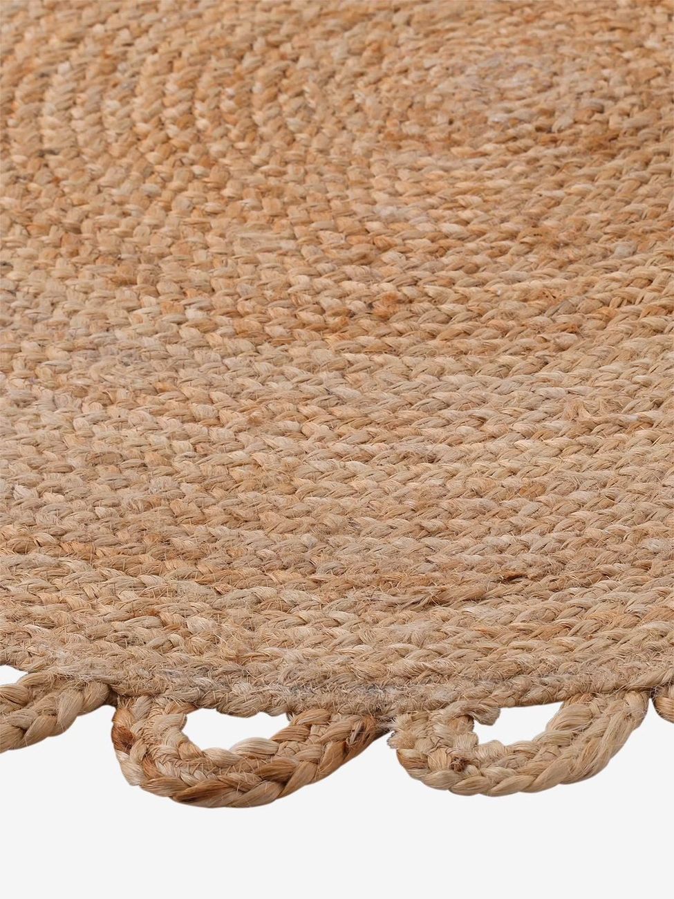Tapis rond en jute FESTON beige (Vertbaudet) - Image 2