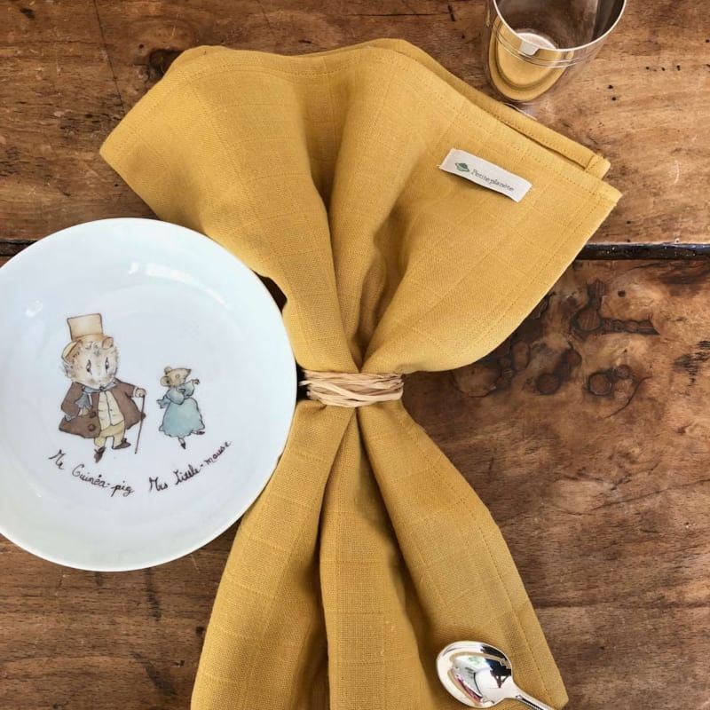Grande serviette jaune vermeer (Petite Planète) - Couverture