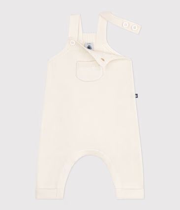 Salopette bébé mixte en tricot laine et coton (Petit Bateau) - Image 1