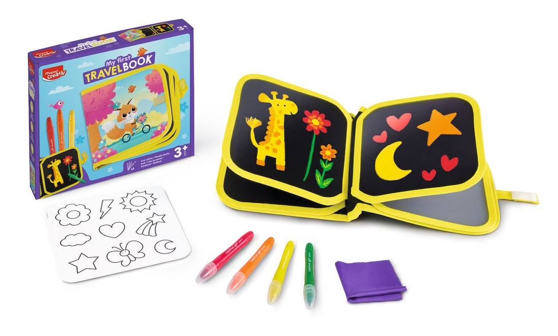 Kit De Dessin Et Ardoise Pour Voyage Multi-coloured (Maped) - Image 1