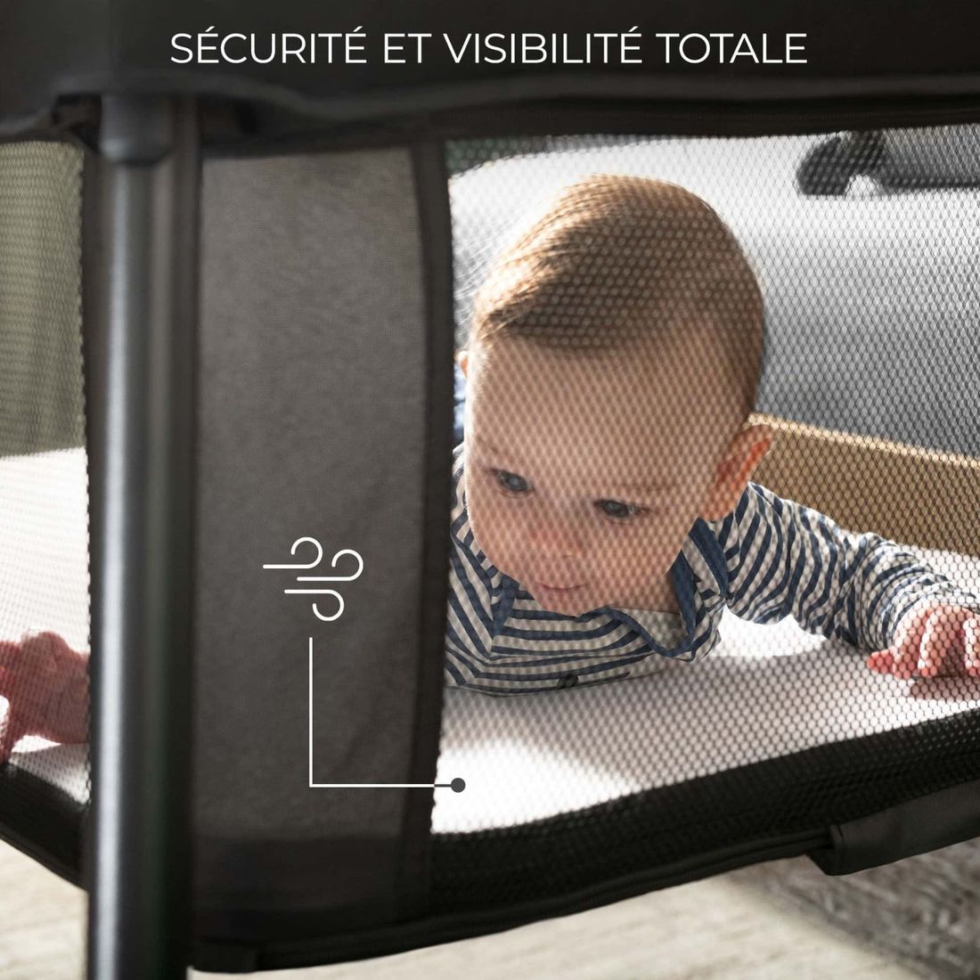 Lit bébé 3 en 1 Cami Black (Kinderkraft) - Image 3