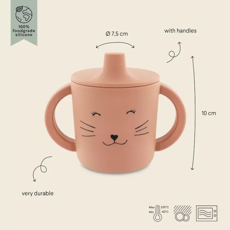 Tasse d'apprentissage en silicone mrs ca (Trixie) - Image 1
