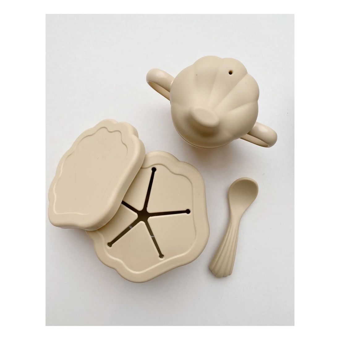 Konges Sløjd - Set vaisselle en silicone Clam - Set de 4 (Konges Slojd) - Image 2