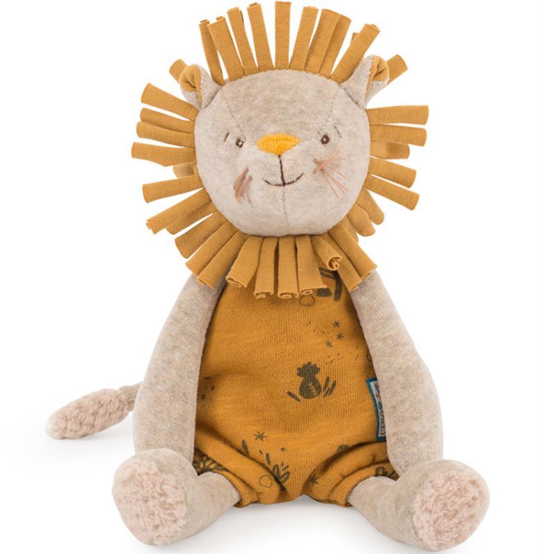 Peluche musicale lion Sous mon baobab (28 cm) (Moulin Roty) - Image 1