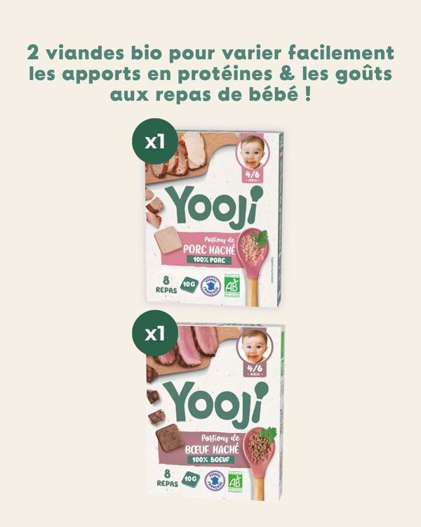 Hachés de viandes - Pour bébé dès 4/6 mois - Yooji (Yooji) - Image 1