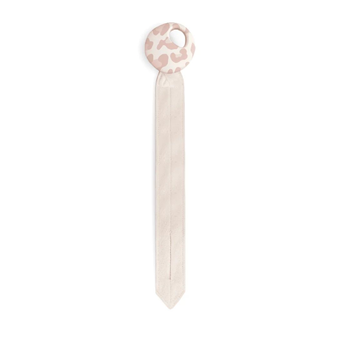 Attache-tétine "Pebble" | Sand/Graouu Pink (Elhée) - Couverture
