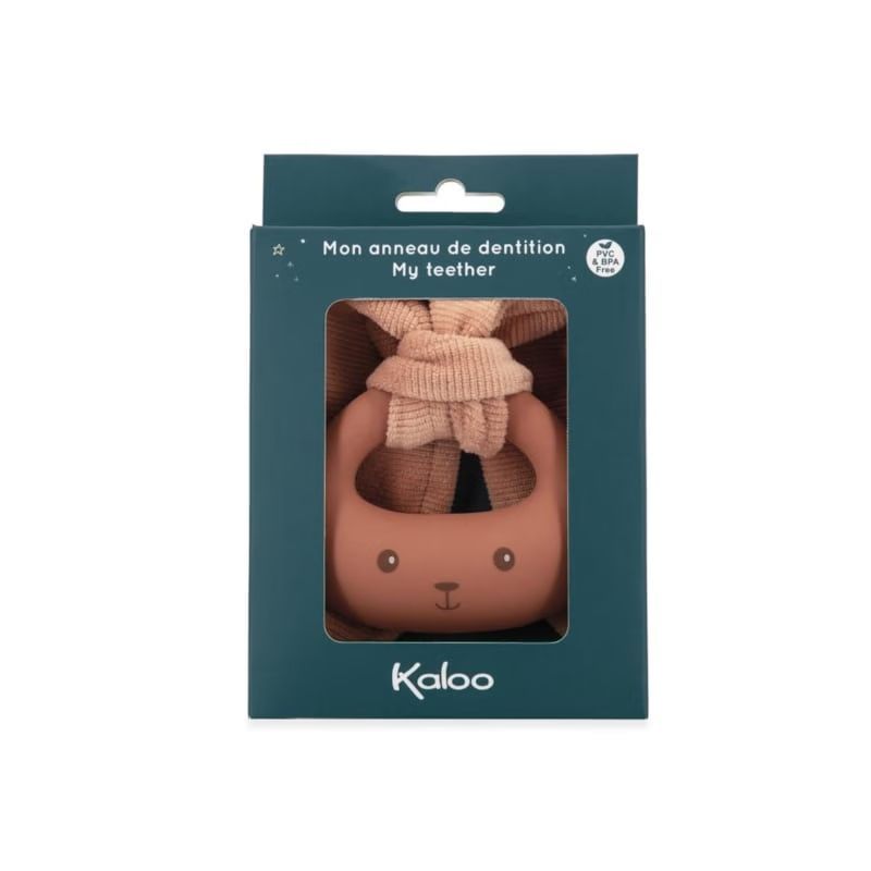 Anneau de dentition lapinou terracotta (Kaloo) - Couverture