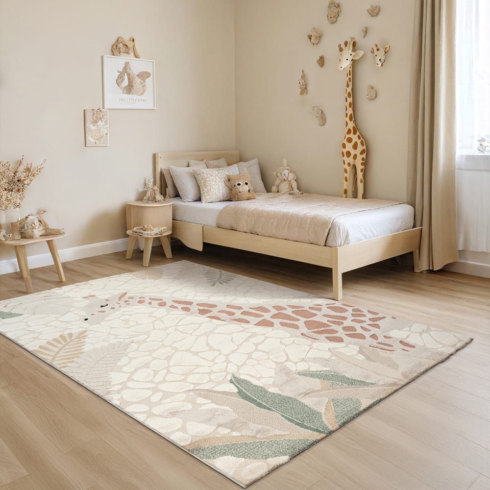 Tapis pour enfants, crème, 80 x 150 cm (The carpet) - Couverture