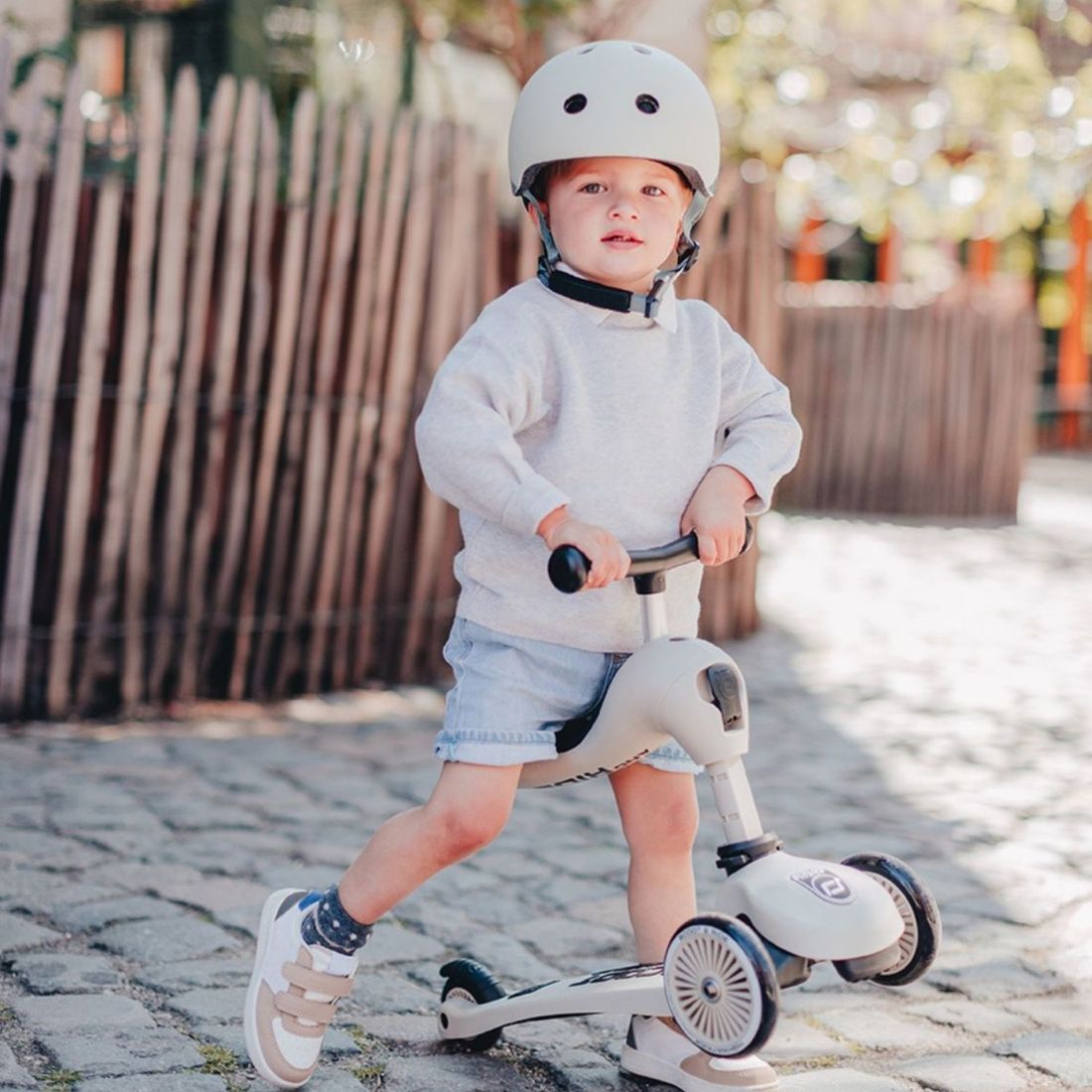 Porteur évolutif en trottinette Highwaykick 1 Ash (Scoot And Ride) - Image 4