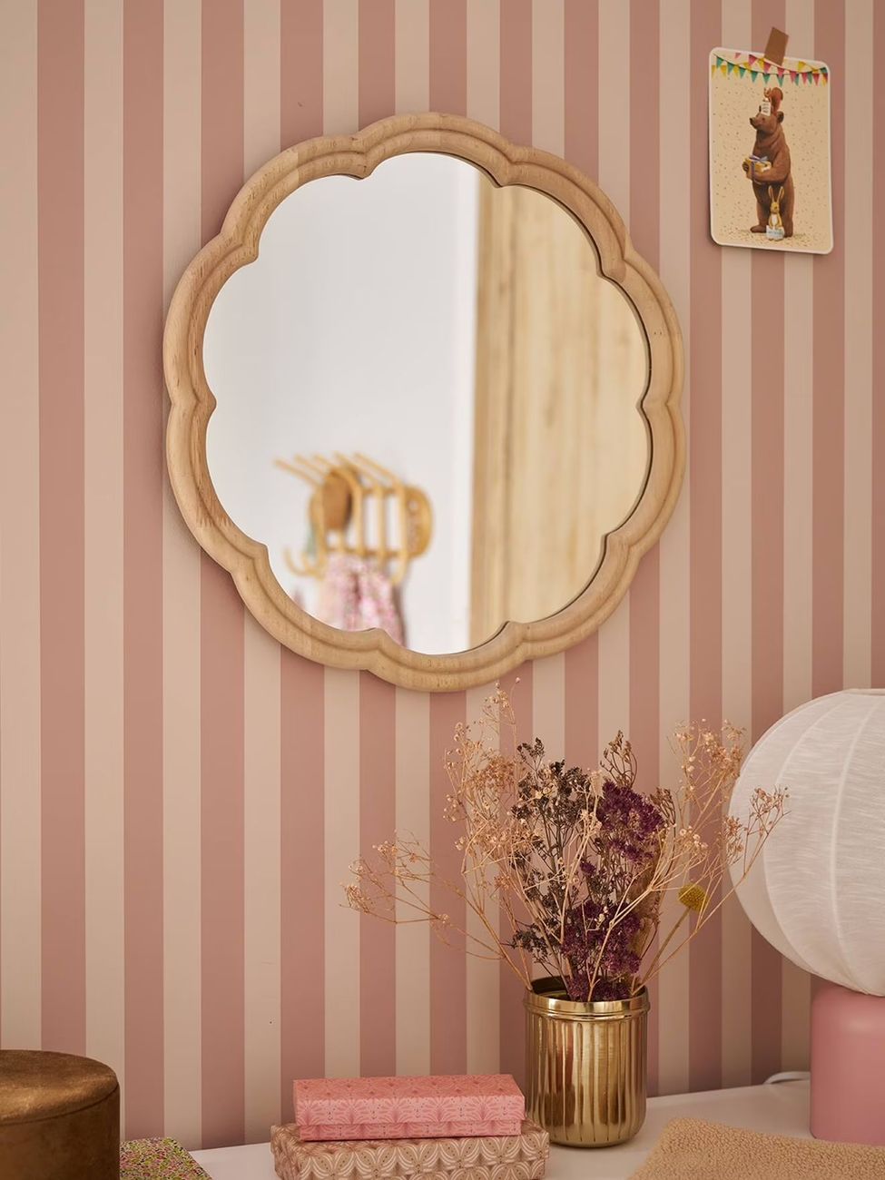 Miroir rond FESTON beige (Vertbaudet) - Couverture