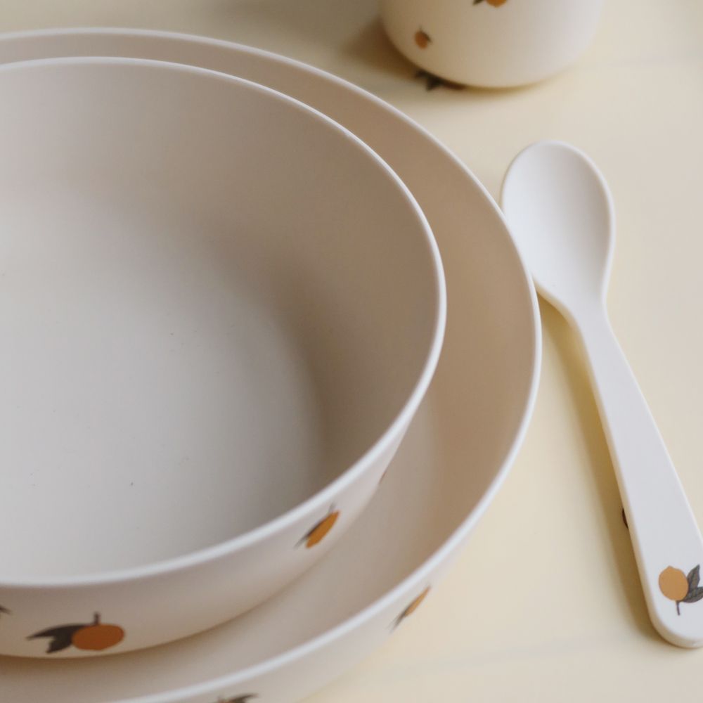 Coffret repas Citron (4 pièces) (Konges Slojd) - Image 1