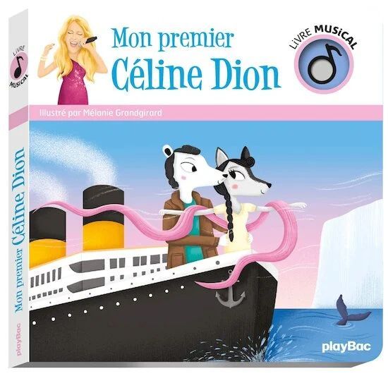 Livre musical Mon premier Céline Dion (playBac) - Couverture