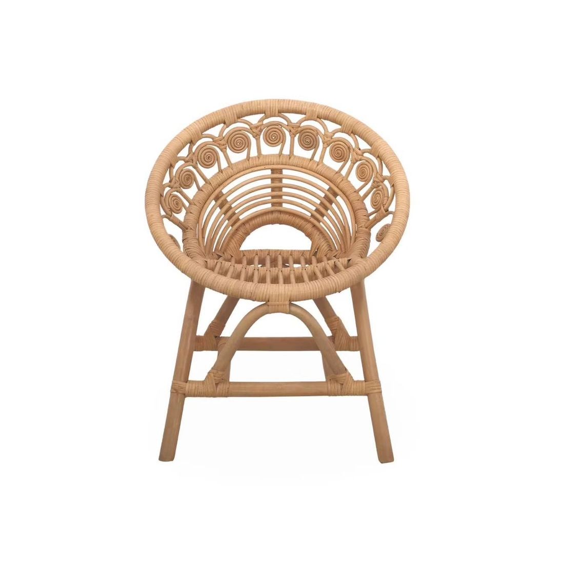 Fauteuil Enfant Bohème Rotin Naturel (sweeek) - Image 2