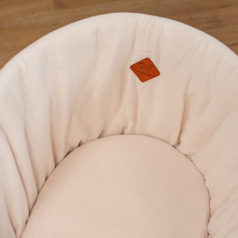 Couffin bébé matelas drap jeanne - tu (Sevira Kids) - Image 3