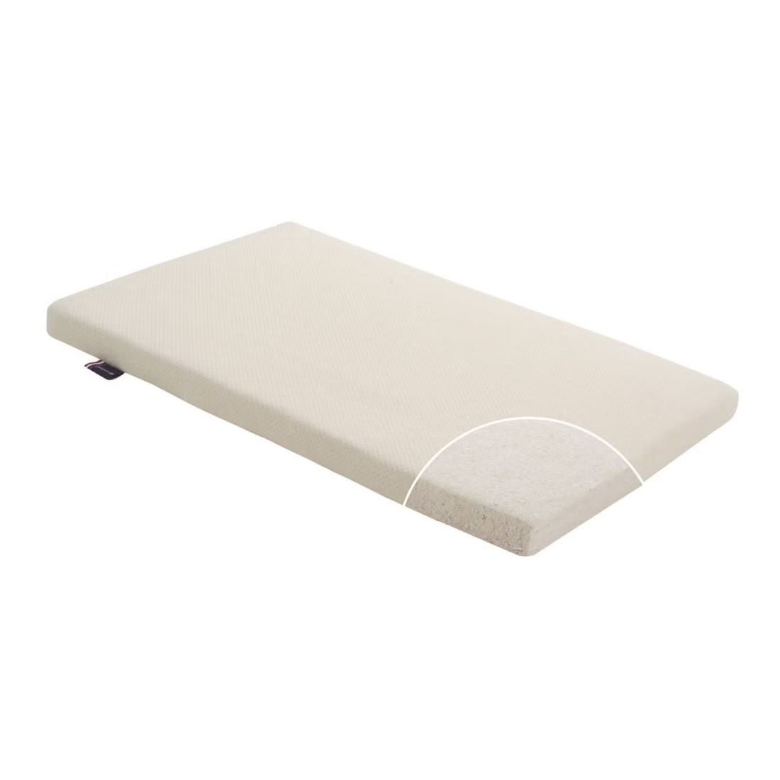 Matelas Cododo 50x83 Cm Coton Pour Berceau - Déhoussable Beige (Candide) - Image 2