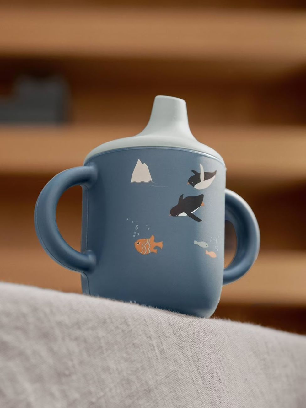 Tasse d'apprentissage Neil - bleu foncé (Liewood) - Image 1