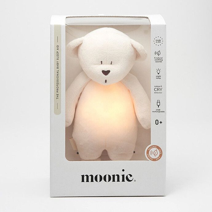 Peluche Veilleuse Musicale Ourson - Crème (Moonie) - Image 2
