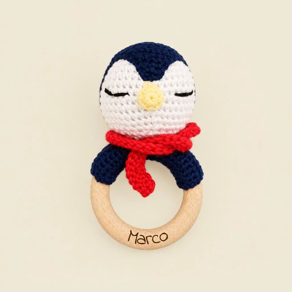 Hochet en crochet pour Bébé personnalisé (Les Petits Citrons) - Image 7