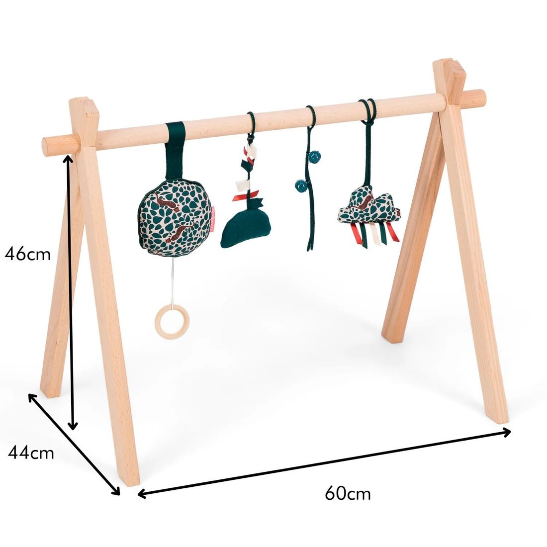 Arche d'éveil musical en bois pour bébé - Mika (Mellipou) - Image 5