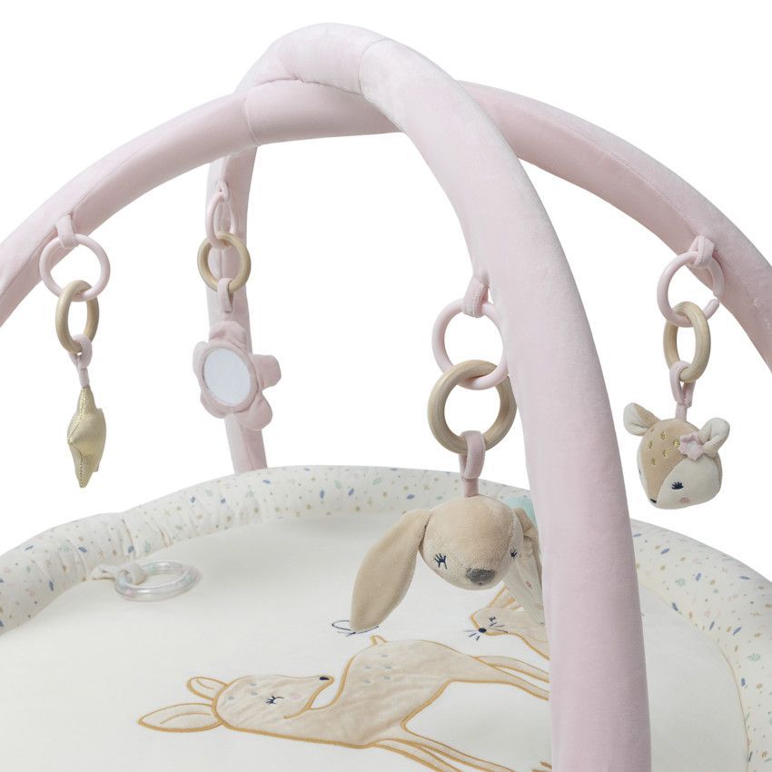 Tapis d'éveil en velours Little Deer - Ecru (Prémaman) - Image 2