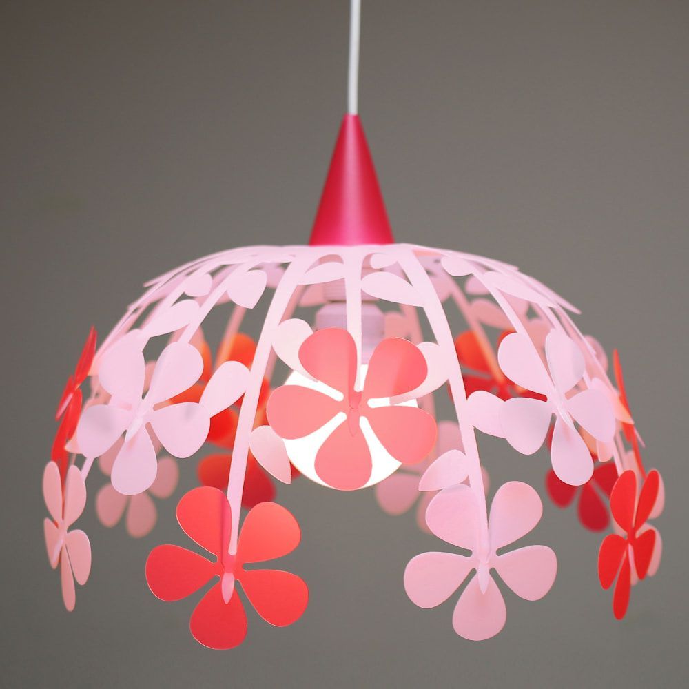 Suspension enfants Bouquet de Fleurs Rose 30cm (R&M Coudert) - Image 2