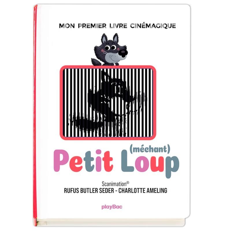 Petit (méchant) Loup Mon premier livre cinématique (Éditions Playbac) - Couverture