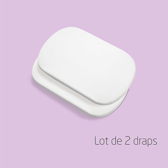 Lot de 2 Draps de Lit Cododo Iora / Iora Air / Tori - 50 x 80,5 cm (Maxi-Cosi) - Image 3