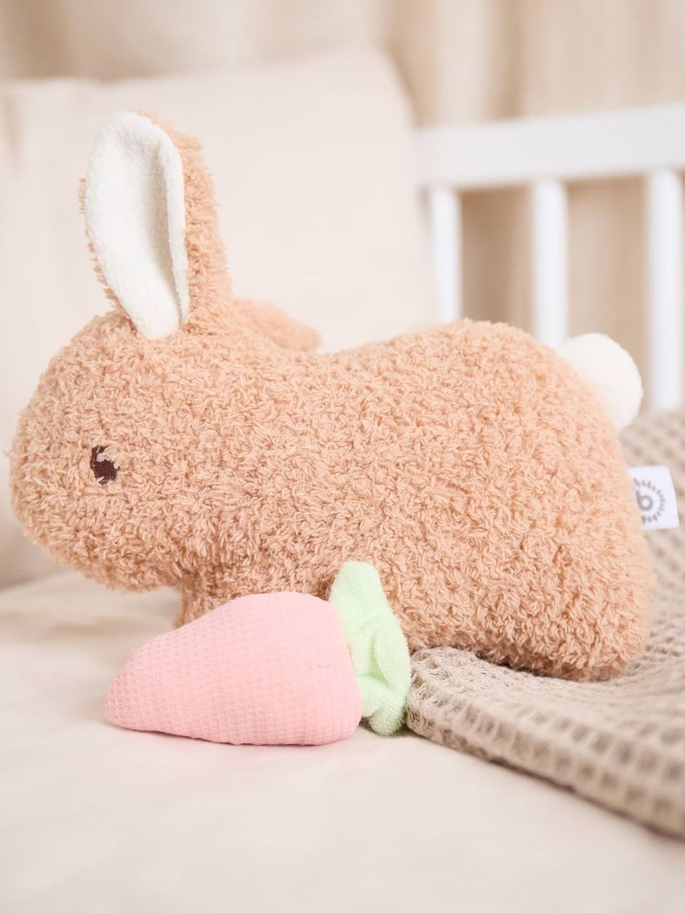 Peluche Lapin Fine En Bouclé – 20 Cm Lapin Fine (Bieco) - Image 2