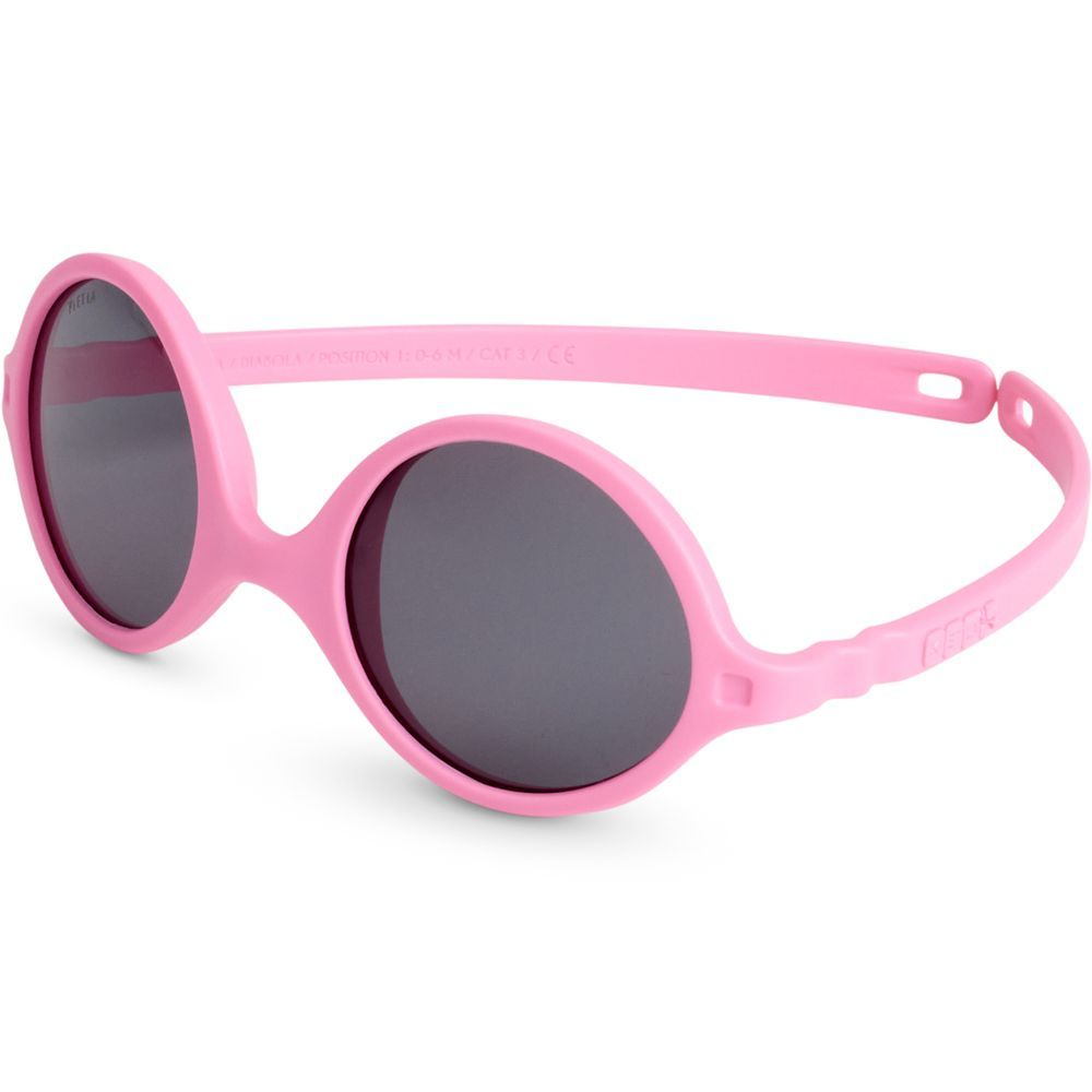 Lunettes de soleil Diabola rose pivoine (0-12 mois) (KI ET LA) - Image 3