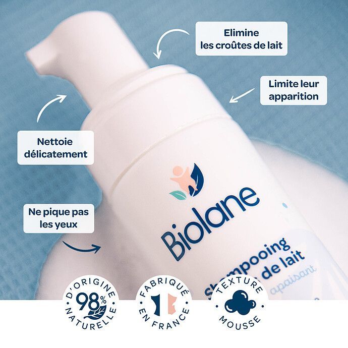 Shampooing Croûtes de Lait - 150 ml (Biolane) - Image 3