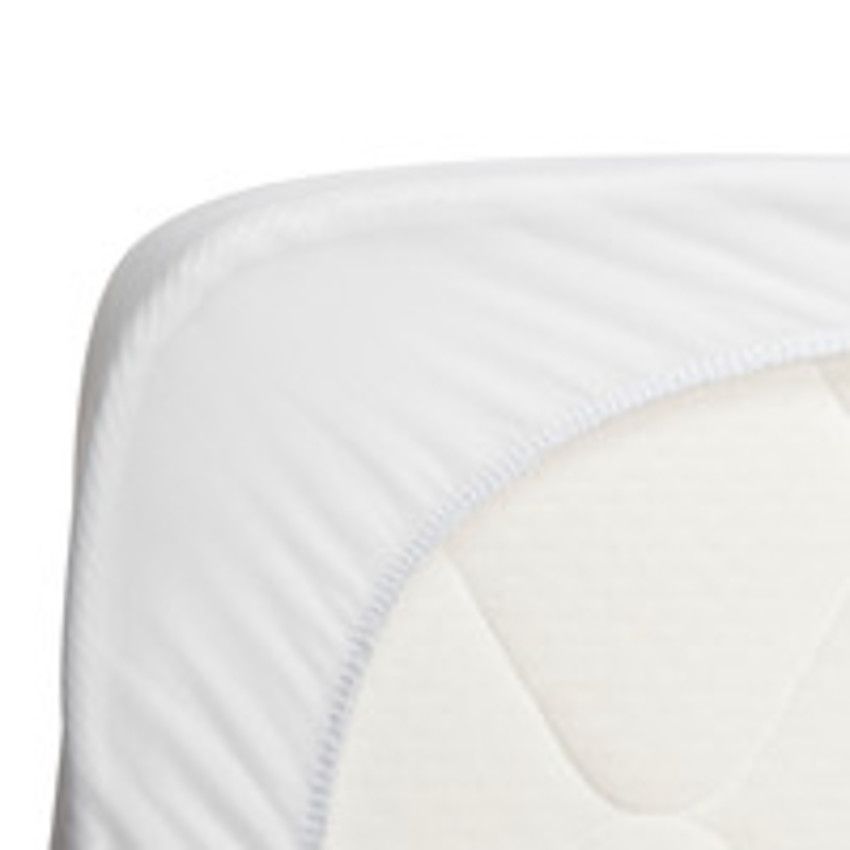 Drap-housse 2 en 1 50 x 90 cm - Blanc (Prémaman) - Image 1