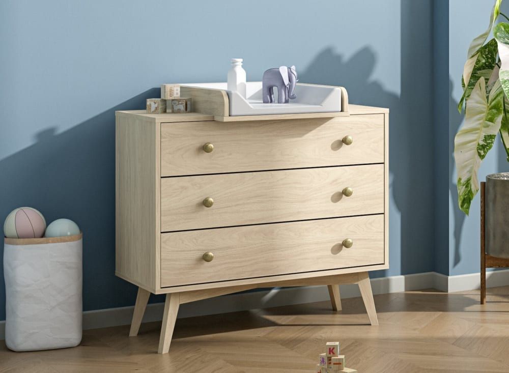 Plan à langer pour commode Bois (Nateo Concept) - Image 1