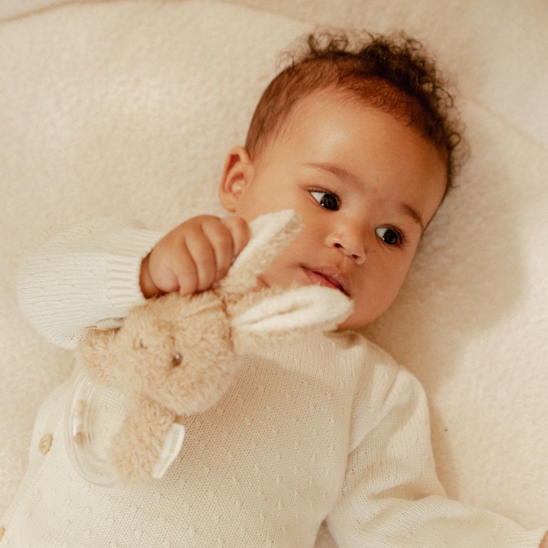 Anneau hochet Lapin Newborn (Little Dutch) - Image 3