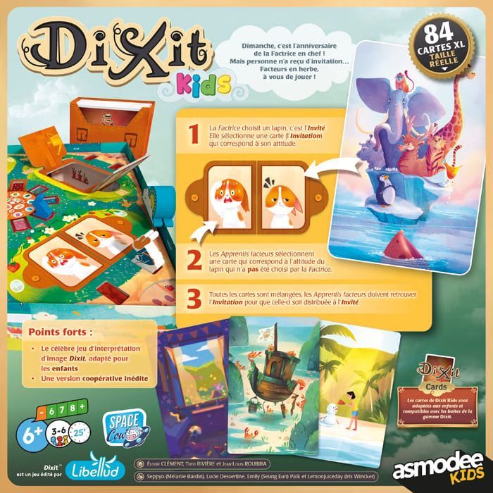 Jeu de stratégie Dixit Kids (Asmodee) - Image 1