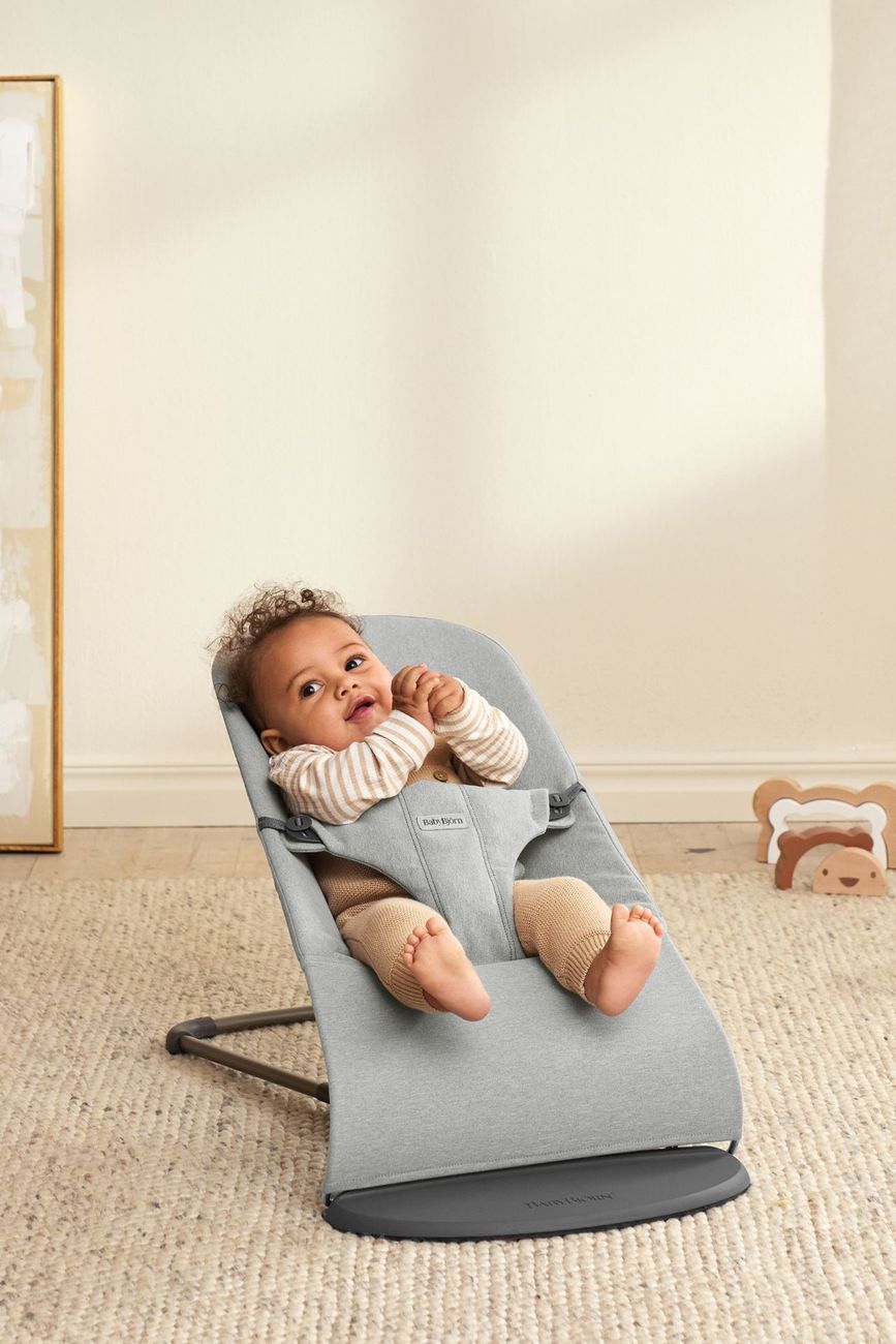 Transat Bliss - Gris clair / Tissé brossé / Gris foncé (BabyBjörn) - Image 4