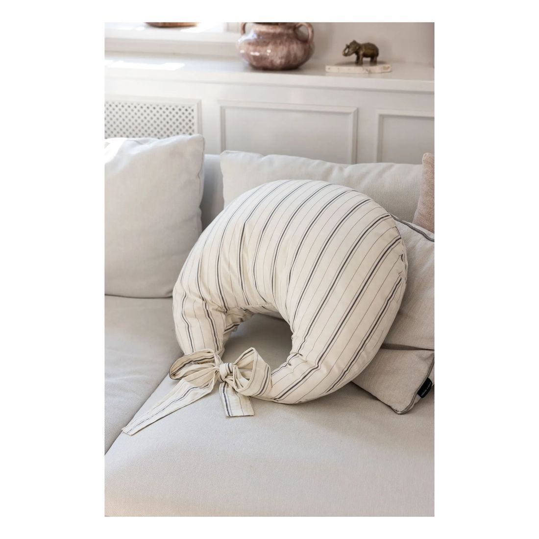 Sebra - Coussin d'allaitement Cream Stripe (Sebra) - Image 2