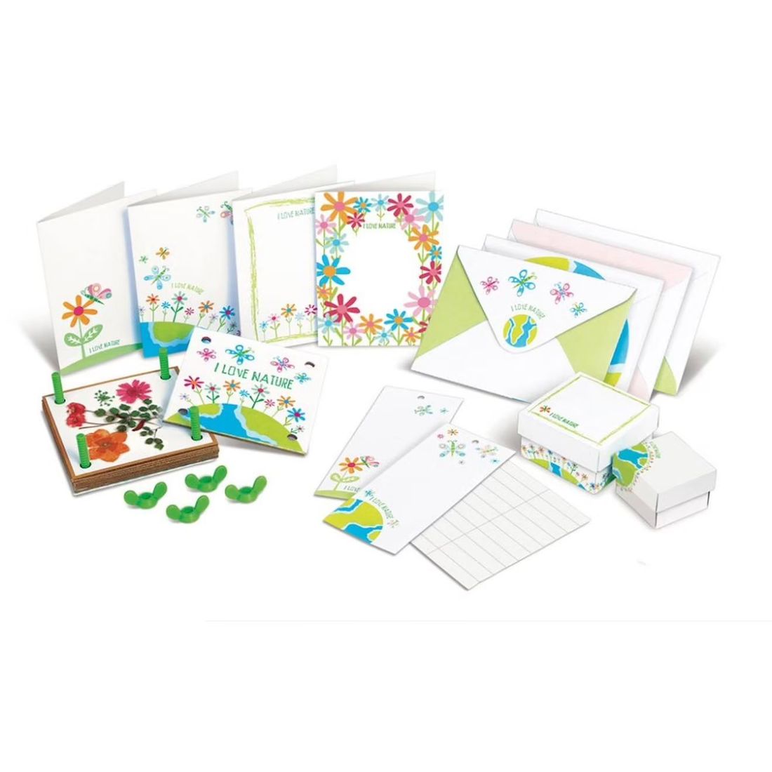Kit D’artisanat Inspiré De La Nature – Fleurs Pressées Faciles À Réaliser Multicolor (4M) - Image 2