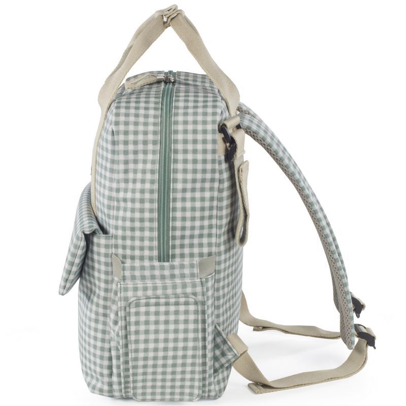 Sac à dos à langer I love Vichy vert (Walking Mum) - Image 9
