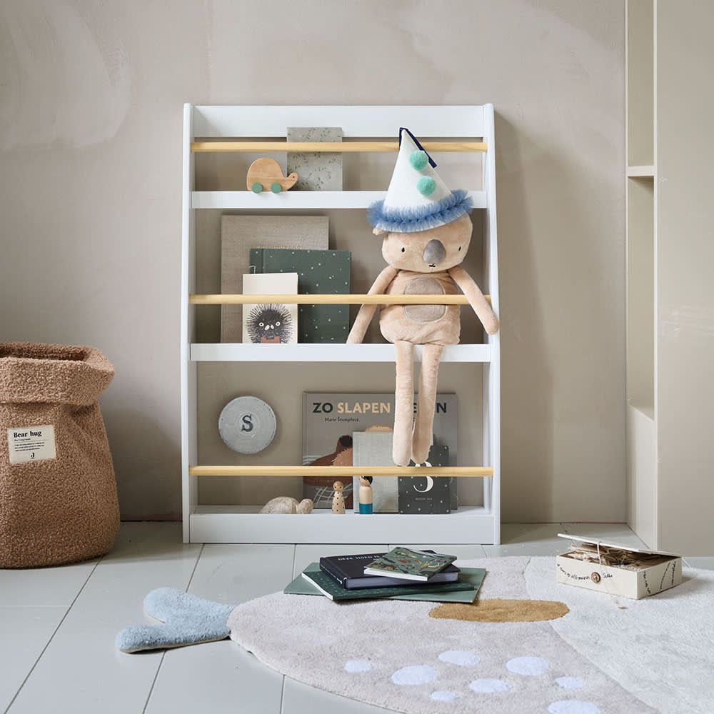Étagère à livres murale en mdf blanc (Petite Amélie) - Image 2