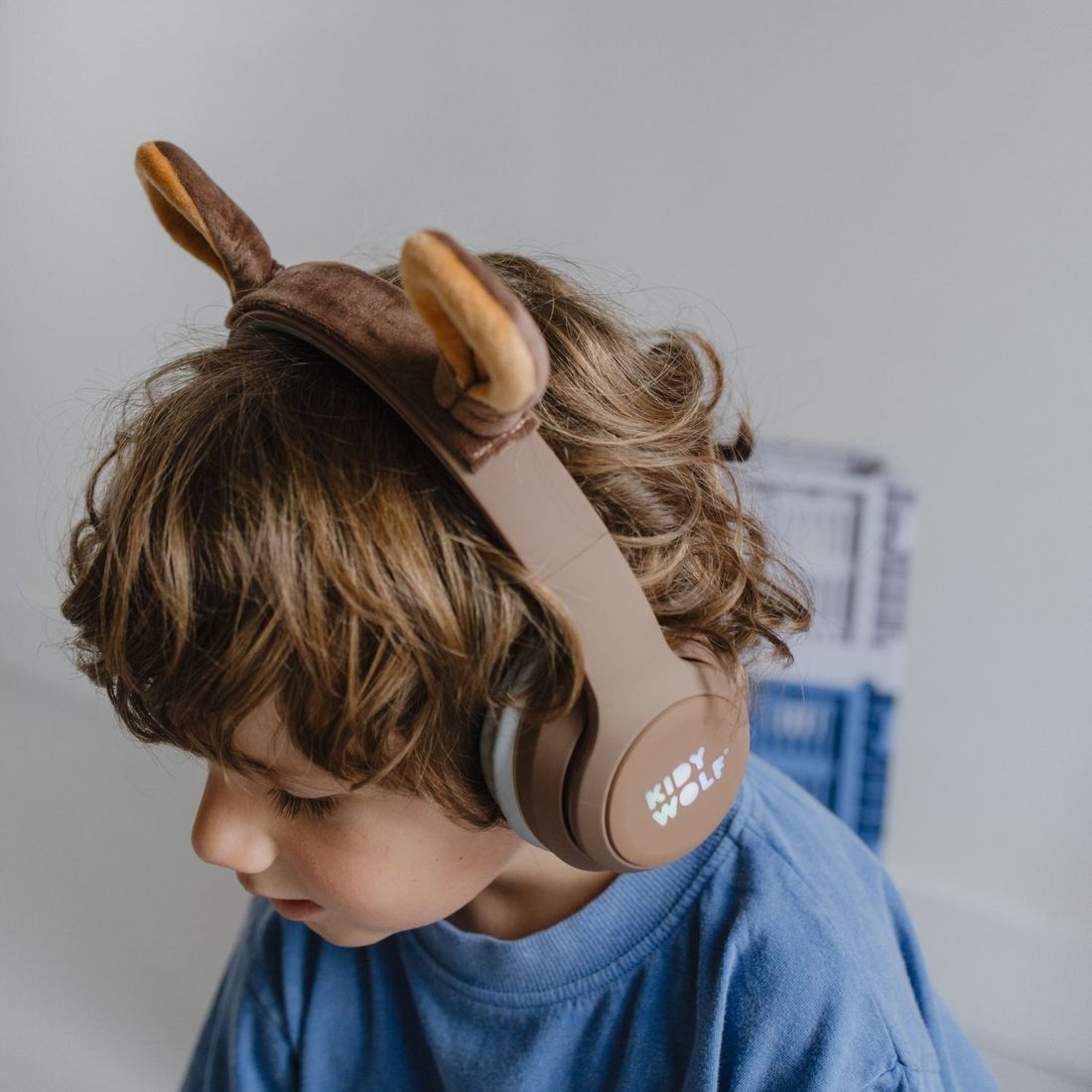 Casque audio Bluetooth enfant KIDYEARS Ours à oreilles aimantées (Kidywolf) - Image 4
