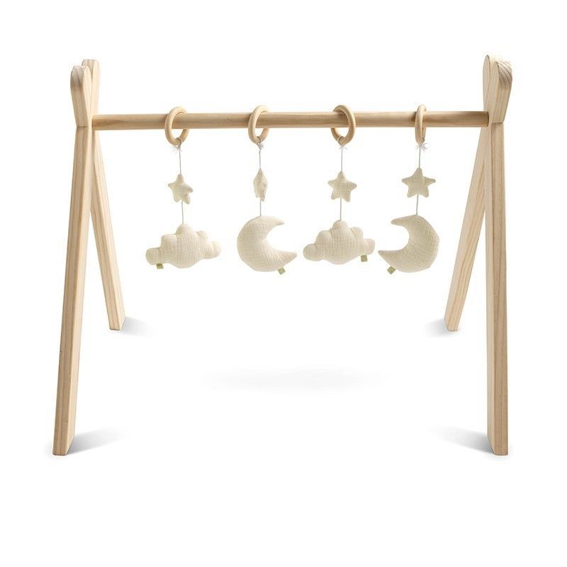 Pack tapis de jeux + arche d'éveil uni Vanilla (Sauthon) - Image 1