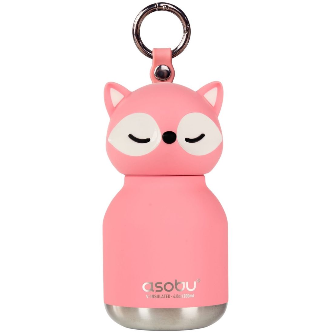 Mini gourde isotherme Bestie Renard rose (200 ml) (Asobu) - Couverture