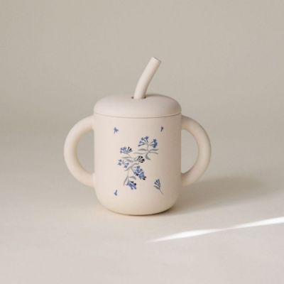 Tasse à paille Lilac Flowers (Mushie) - Image 2