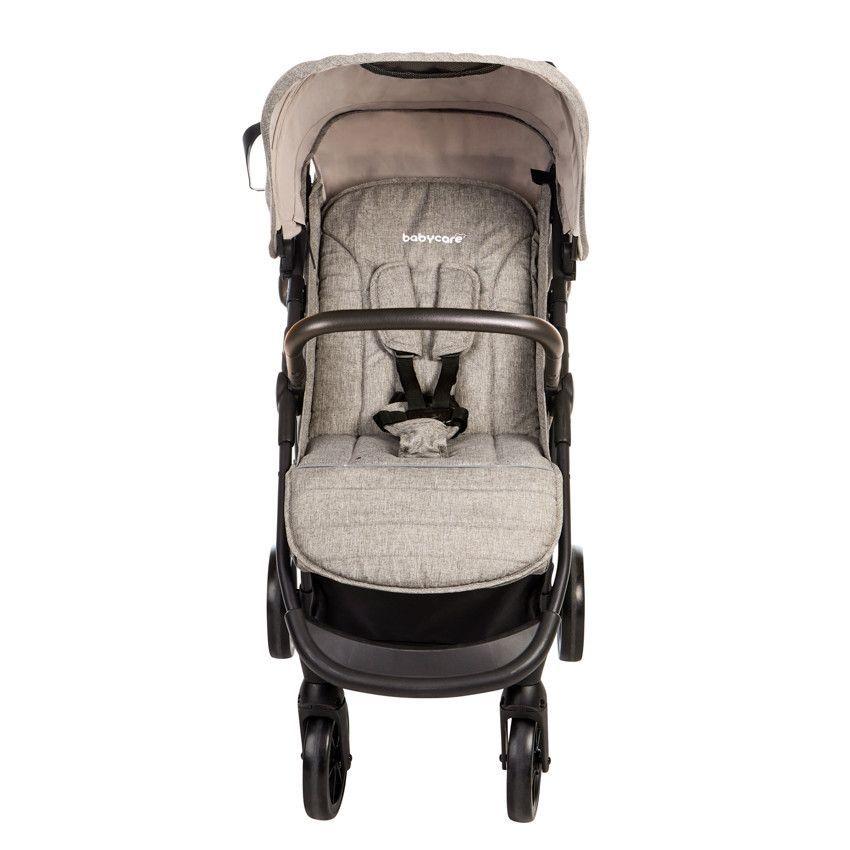 Poussette trio Triade avec siège-auto et nacelle gris - Gris (Babycare) - Image 1