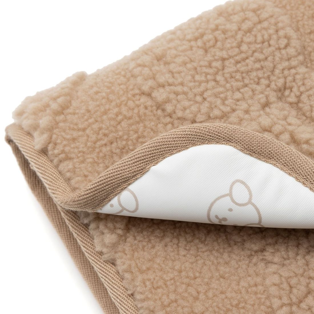 Tapis à langer nomade Miffy Jacquard Teddy Biscuit (Jollein) - Image 6